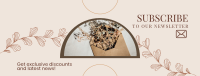 Dried Flowers Newsletter Facebook Cover Image Preview