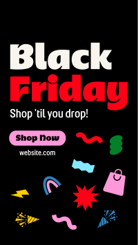 Shop Black Friday Instagram Reel Image Preview