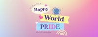 Gradient World Pride Facebook Cover