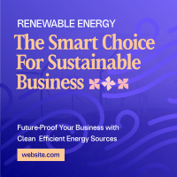 Green Energy Business Instagram Post Design