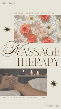 Sophisticated Massage Therapy Facebook Story