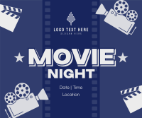 Movie Marathon Night Facebook Post