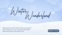 Winter Wonderland Facebook Event Cover