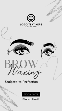 Eyebrow Waxing Service TikTok Video