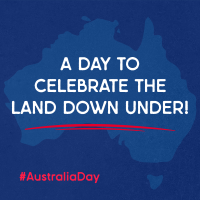 Australian Day Map Linkedin Post