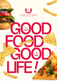 Fast Food Saying Flyer Design