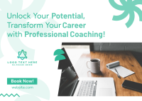 Professional Career Coaching Postcard