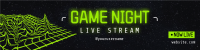 3D Game Night Twitch Banner Design