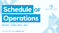 Corporate Schedule Facebook Event Cover