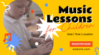 Music Lessons for Kids Animation