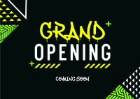 Street Grand Opening Postcard