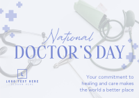 National Doctor's Day Postcard