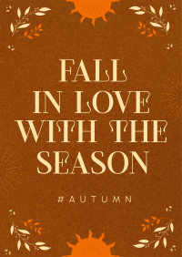 Autumn Season Love Poster