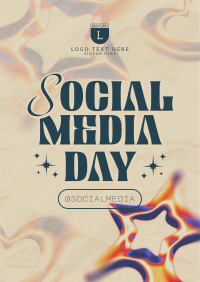 Modern Nostalgia Social Media Day Poster