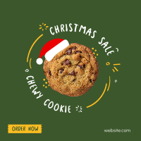 Chewy Cookie for Christmas Instagram Post