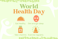 Health Day Tips Pinterest Cover Image Preview