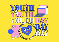 Youth Day Collage Postcard