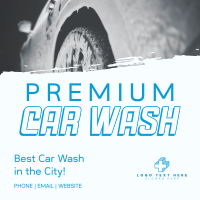 Premium Car Wash Instagram Post