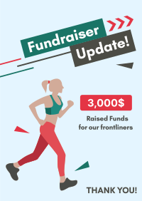 Marathon Fundraiser Update Poster