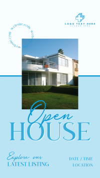 Open House Real Estate Instagram Story