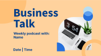 Startup Business Podcast Facebook Event Cover