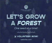 Forest Grow Tree Planting Facebook Post