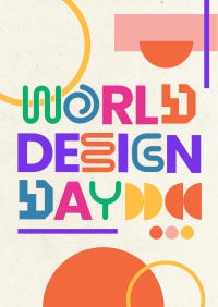 Abstract Design Day Poster