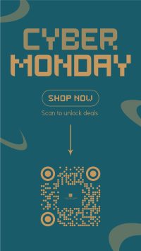 Cyber Monday Scan for Deals Instagram Reel Image Preview