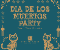 Muerto Cat Party Facebook Post