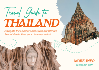 Thailand Travel Guide Postcard