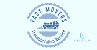 Movers Truck Badge Facebook Ad