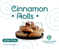 Quirky Cinnamon Rolls Facebook Post