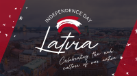 Latvia Independence Day Animation