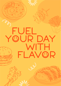 Playful Food Quote Poster