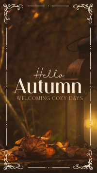 Hello Autumn Greeting YouTube Short