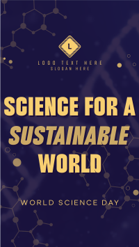 Sustainable World Science Day TikTok Video