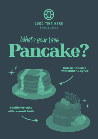 Classic and Souffle Pancakes Flyer