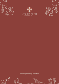 Sweet Flo Letterhead Design