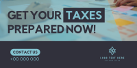 Prep Your Taxes Twitter Post