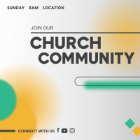 Church Community Instagram Post Design