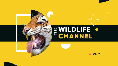 Wild Tiger YouTube Banner Image Preview