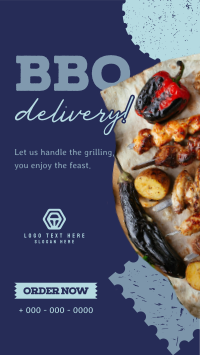 BBQ Delivery TikTok Video Design