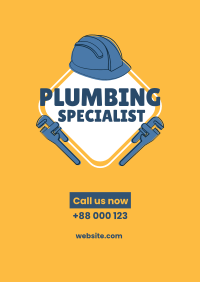 Plumbing Specialist Poster