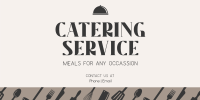 Food Catering Business Twitter Post