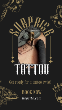 Tattoo Shop Promo Instagram Reel Design