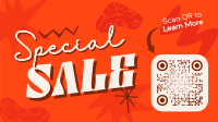 Quirky Shopping Sale Facebook Event Cover Design