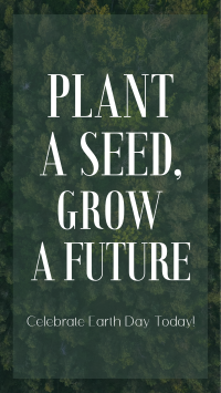 Plant Seed Grow Future Earth Video