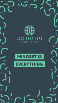 Mindset Doodle Lines Instagram Story Design