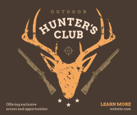 Join The Hunter's Club Facebook Post