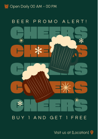 Quirky Beer Sale Flyer